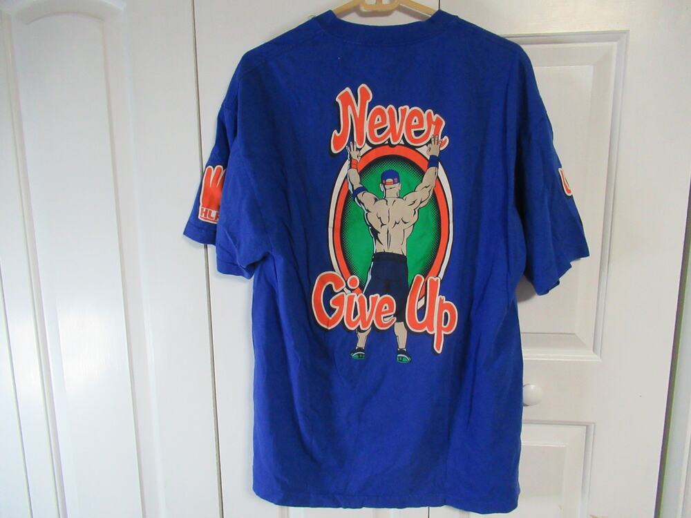 WWE Authentic blue John Cena Shirt